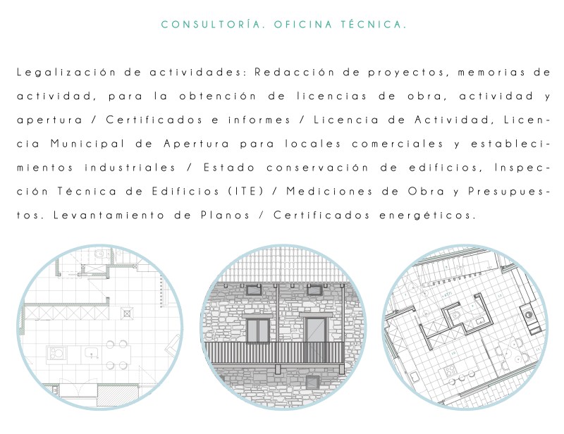 Proyectos integrales. Licencias de actividad. Locales comerciales reformas. 